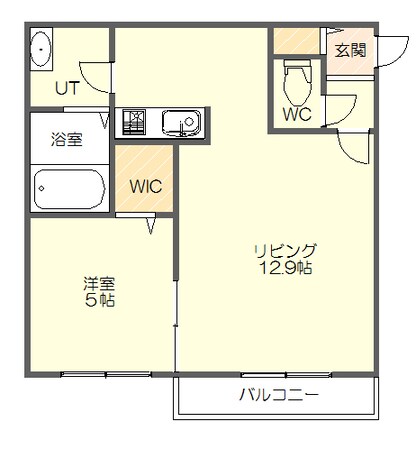 クレステージ手稲の物件間取画像